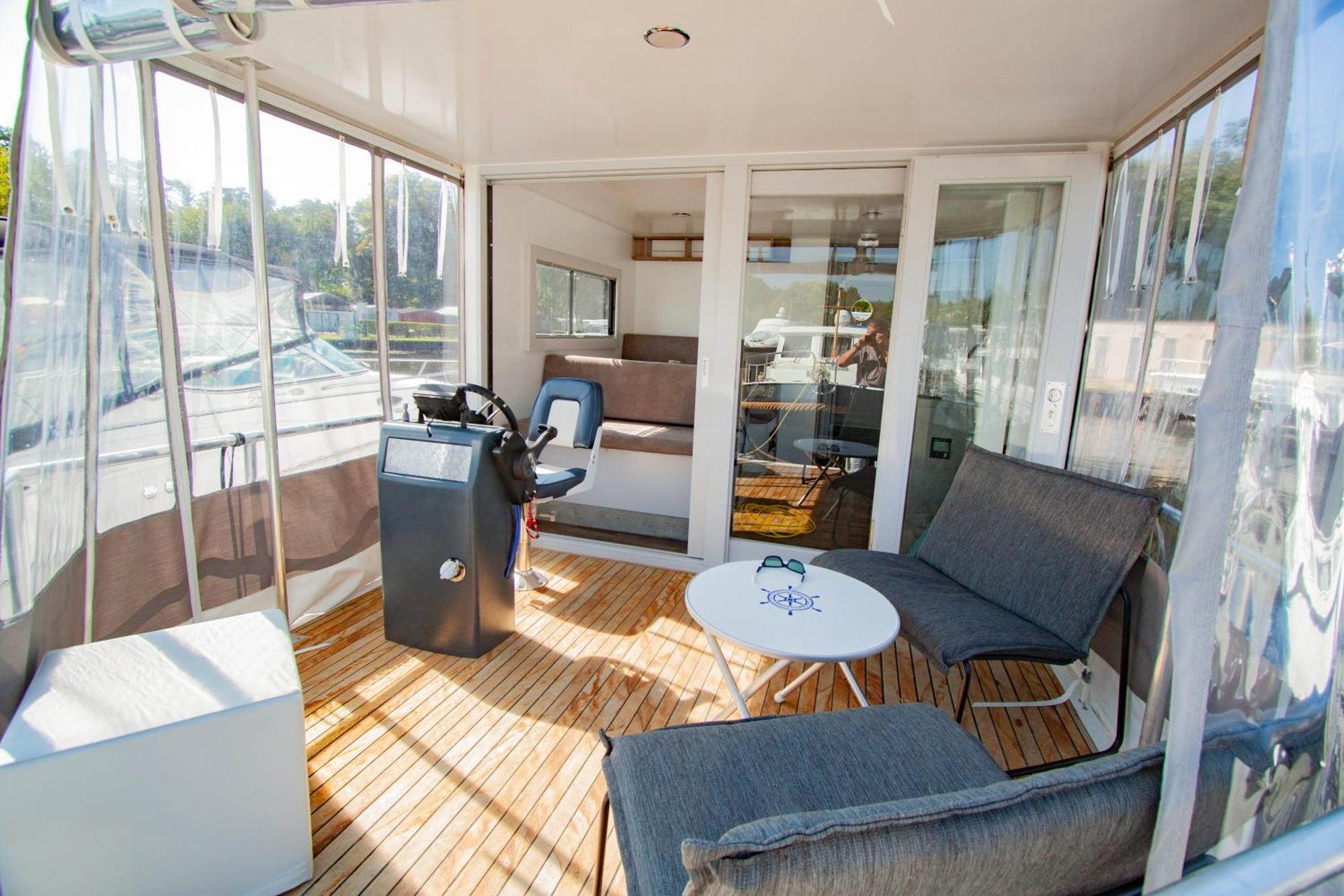 Hausboot Hotel Hennigsdorf Bagian luar foto